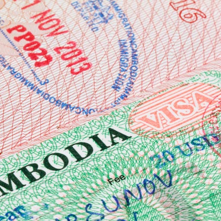 Price and fee for a Cambodia visa